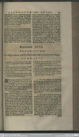 Responsum CCVII.