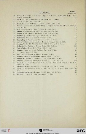 Bücher (Nr. 401-426)