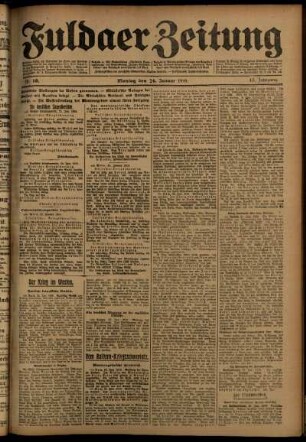 Ausgabe vom Montag, den 24. Januar 1916.
