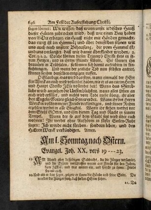 646-648, Evangelium; Eingang