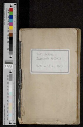 [Tagebuch 1903/II]