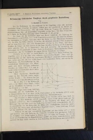 Erläuterung elektrischer Vorgänger durch graphische Darstellung.