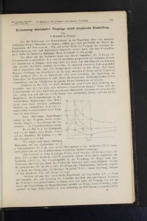 Erläuterung elektrischer Vorgänger durch graphische Darstellung.
