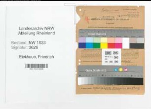 Entnazifizierung Friedrich Eickhaus , geb. 10.10.1914 (Polizeianwaerter)