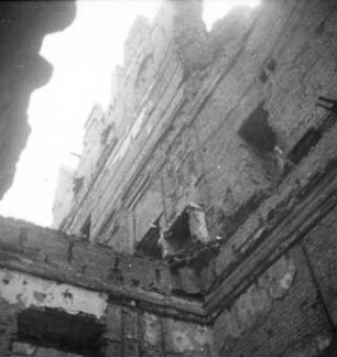 Blick in das zerstörte Berliner Stadtschloss