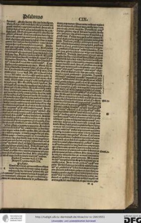 Incipit tractatus de psalmo CIX.