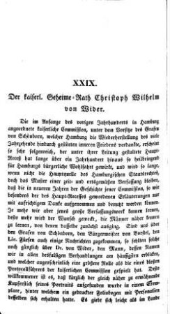 Der kaiserl. Geheime-Rath Christoph Wilhelm von Wider.