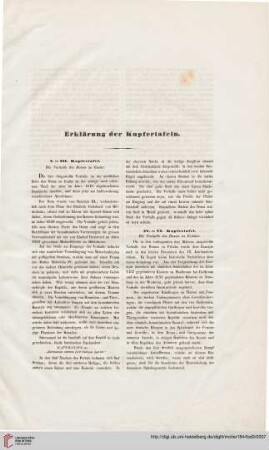 Erklärung der Kupfertafeln
