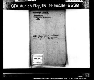 Hausierkonzessionen und -gesuche: Paolino Ducci aus Emden, Handel mit Gipsfiguren
