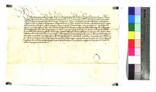 Kaiser Friedrichs III. Befehl an die Reichsstadt Giengen zur Entrichtung der Reichssteuer