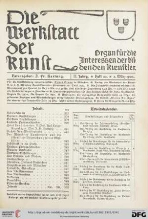 Inhalt / Arbeitskalender / Geplante Ausstellungen / Eröffnete Ausstellungen / Laufende Preisausschreiben