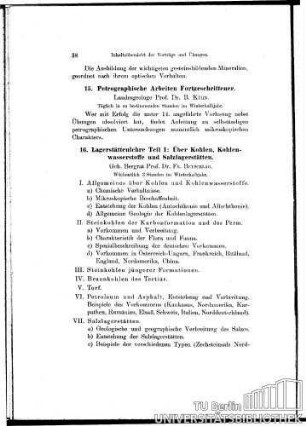 15. Petrographische Arbeiten Fortgeschrittener