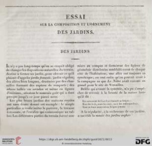 Des jardins