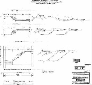 Stuttgart Hbf: Dienstgebäude Kleiderkasse Wolframstraße Bewehrung der Stahlbetontreppe