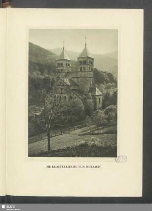 Die Klosterkirche von Murbach