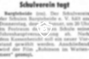Schulverein tagt