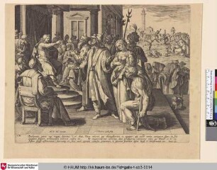 [Daniel richtet Susanna; Thou shalt not bear false witness against thy neighbour]
