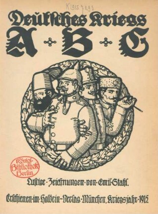 Deutsches Kriegs A-B-C : lustige Zeichnungen