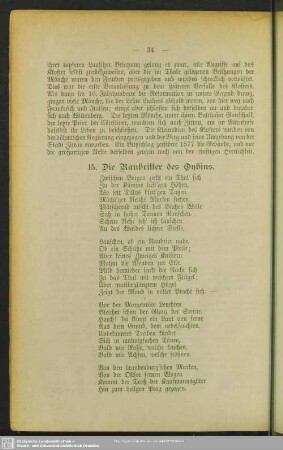 15. Die Raubritter des Oybins