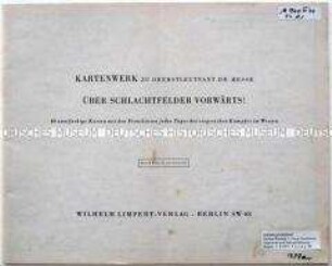 Kartenwerk zu einem Buch zum Kriegsverlauf bis zur Kapitulation Frankreichs
