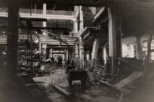 Zerstörungen Zweiter Weltkrieg - Stadtgebiet. Deutsche Waffen- und Munitionsfabrik (DWM) Karlsruhe