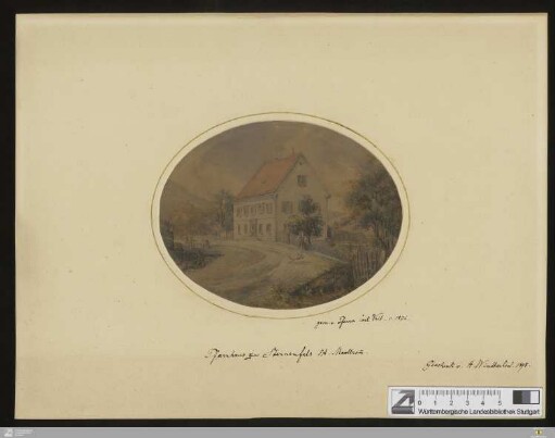 Pfarrhaus zu Sternenfels OA Maulbronn