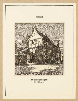 Kiel - Großer Kuhberg, Haus Nr. 37 alte Schmiede
