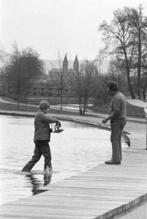 Modellbootsee in der Günther-Klotz-Anlage