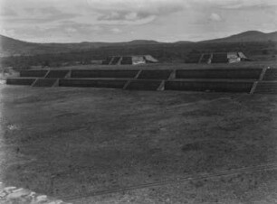 Teotihuacan : Blick auf die Tempelanlage von Teotihuacan.