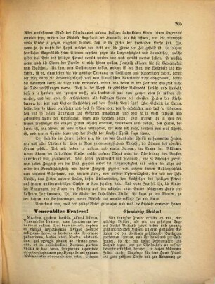 Hirtenbrief für das Bistum Speyer. 1862, 24. Juni