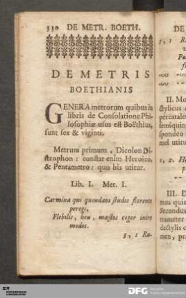 De Metris Boethianis.