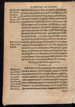 De aliis quibusdam argumentationibus. 91.