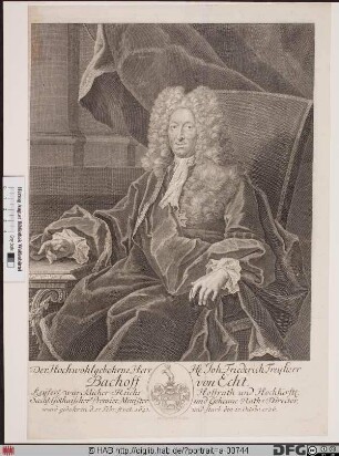 Bildnis Johann Friedrich Frh. Bachoff von Echt