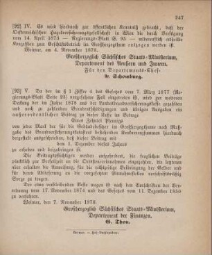 93. Ministerial-Bekanntmachung, das Ausschreiben eines außerordentlichen Beitrags zur Landesbrandversicherungskasse betreffend