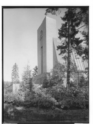 Krematorium Ohlsdorf (Hamburg-Ohlsdorf): Gebäudeteilansicht : SchumacherWV Nr. 280
