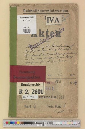 Behandlung des besetzten Rheinlands und Wiederherstellung in dem vom deutschen Heer besetzt gewesenen französischen Gebieten: Bd. 4