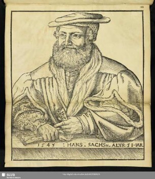 1545 : Hans sachs Alter 51 Iar