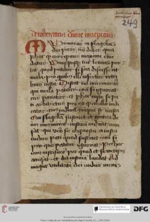 Smaragdus sancti Michaelis, Diadema monachorum