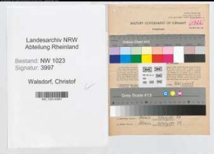 Entnazifizierung Christof Walsdorf , geb. 04.07.1894 (Reg.Amtmann)