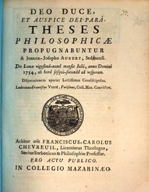 Theses philosophicae