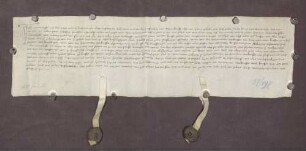 Kaufbrief über ein Juch Acker bei Renchen, den Junker Egenolf Röder von Martin Gisel von Oberachern und seiner Frau Katharina erkauft hat