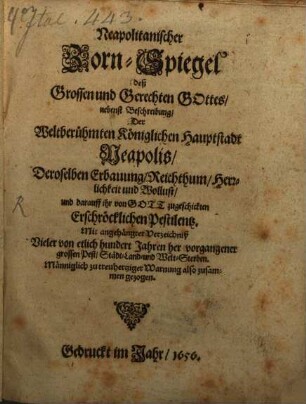 Neapolitanischer Zorn-Spiegel