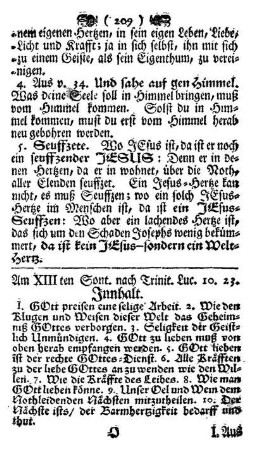 Am XIII ten Sont. nach Trinit. Luc. 10.23