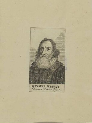 Bildnis des Ieremias Alberti