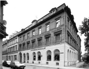 Meißen-Altstadt, Martinstraße 12. Wohn- und Geschäftshaus (E. 19. Jh.). Straßenansicht