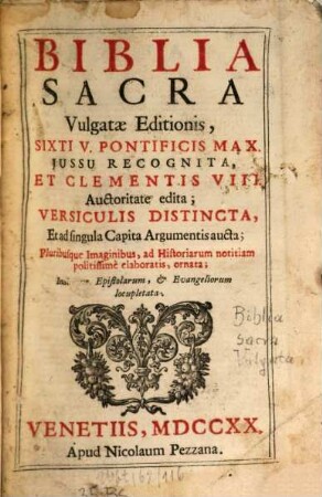 Biblia Sacra