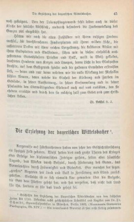45-60 Die Erziehung der bayerischen Wittelsbacher