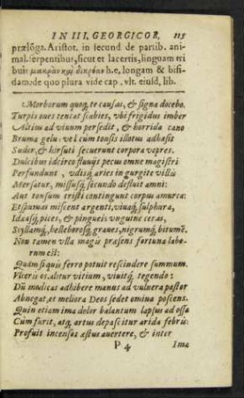 Morborum quoque te causas, et signa docebo ...