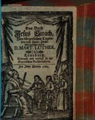 Das Buch Jesus Sirach ...
