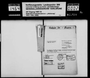Tannhauser, Max, Ledergroßhandlung in Pforzheim Erwerber: Firma Langbein & Stätter -Fragment-